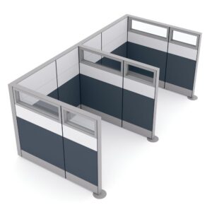 Workspace Partition Dividers | Cubicle Walls | Sapphire Cubicle System | 5'x5'x52"H