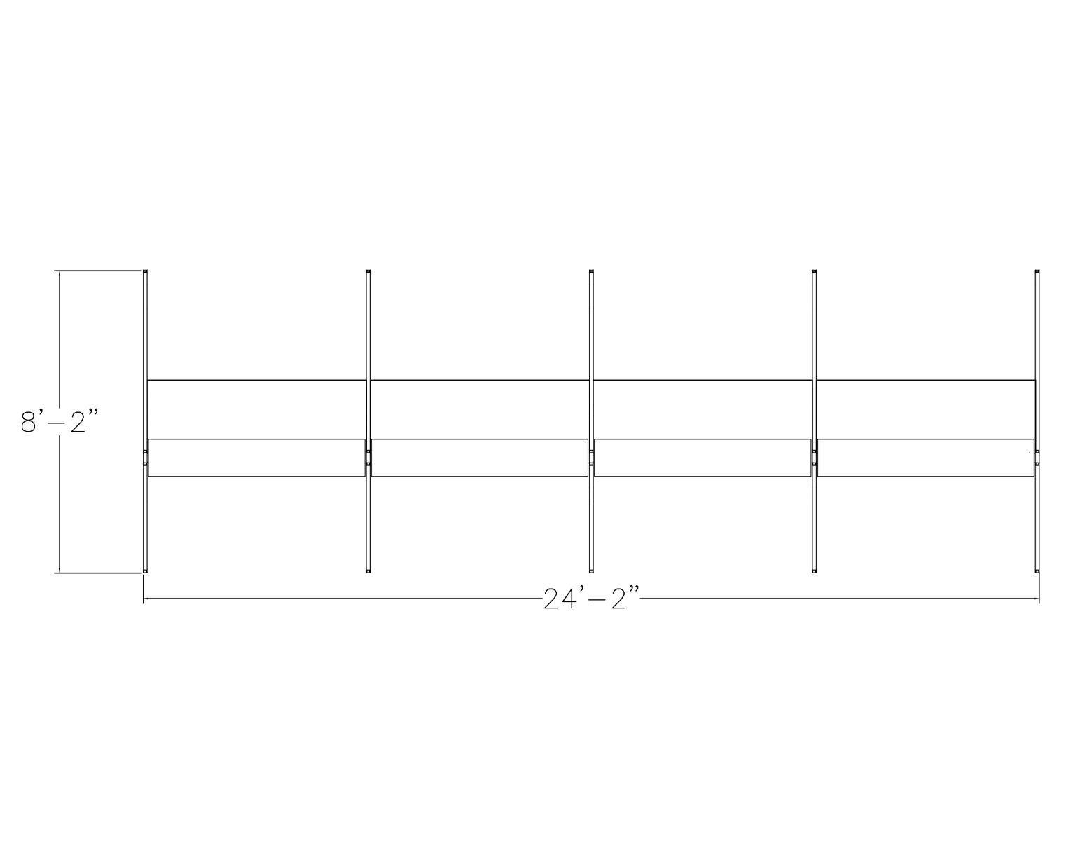 4-Person Customer Service Cubicle Workstations | SAPslim Cubicle System | Sapphire Cubicle System | 6x8x65"H - Image 2
