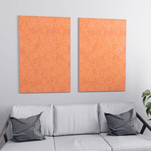 Set of 2 Acoustical Wall Panels 30"W x 47"H | Available in 15 Colors