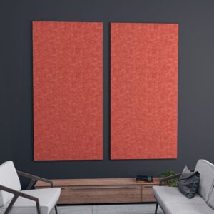 Wall Mounted Acoustic Panels | Set of 2 | 47"W x 84"H | 15 Colors