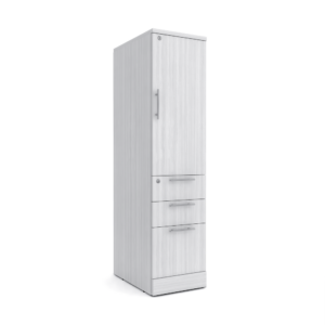 Sol Series Right Side Tower Storage with Box/Box/File | Laminate Cabinet | Available in 2 Sizes