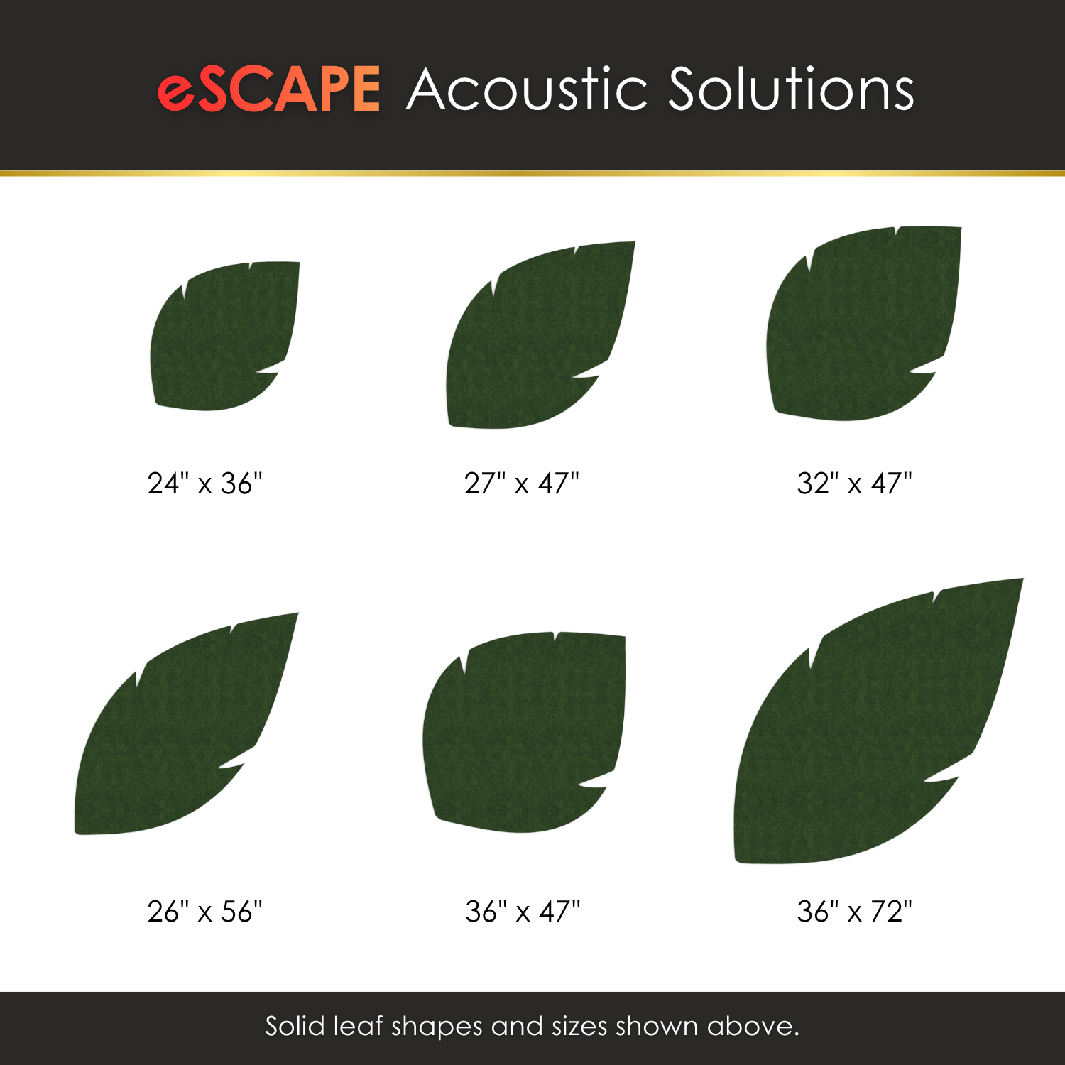 Individual Solid Leaf Hanging & Acoustic Ceiling Panels | Build Your Own Sets | 18 Colors - Image 4