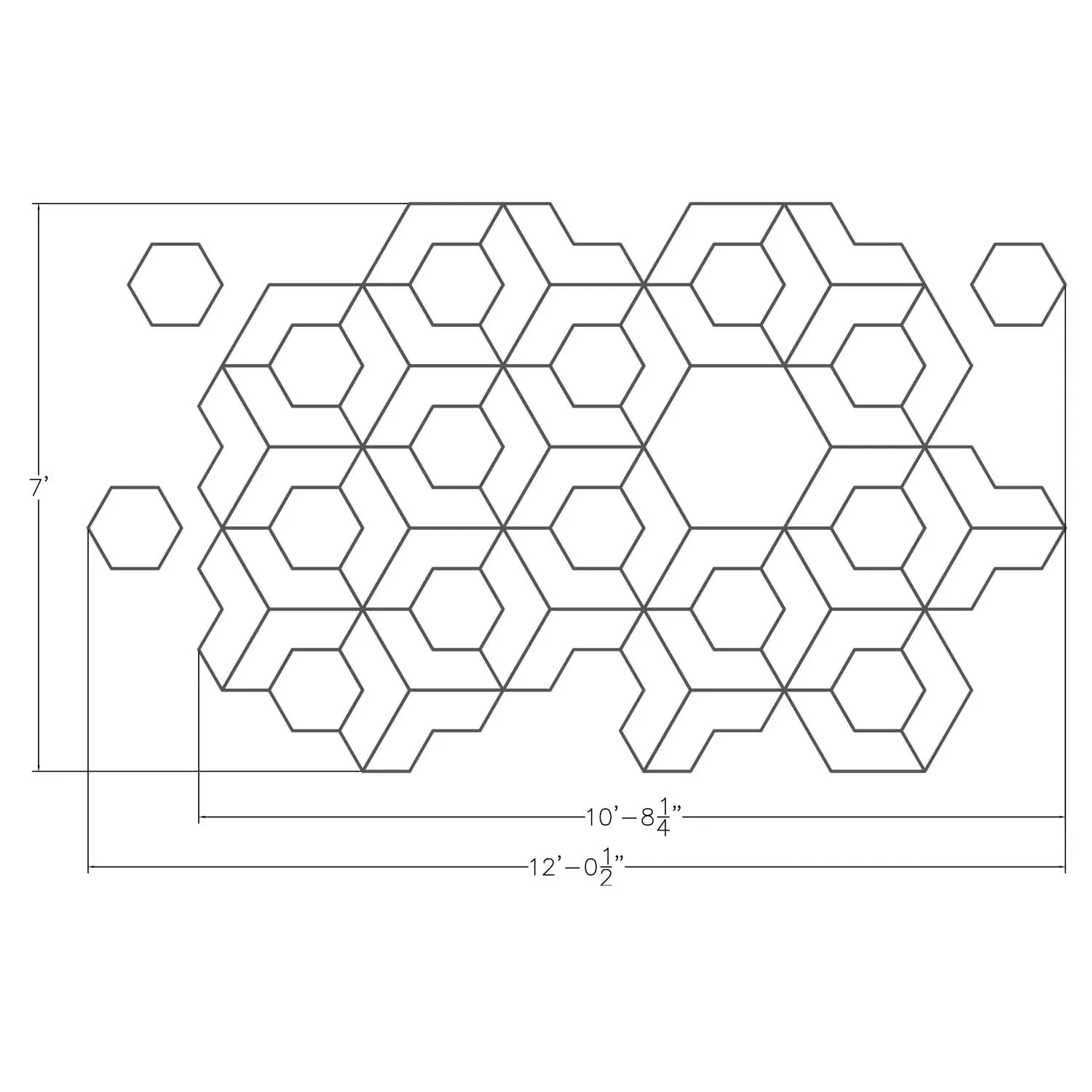 eSCAPE Series Hexagon Acoustic Wall Art | 8 Color Options - Image 2