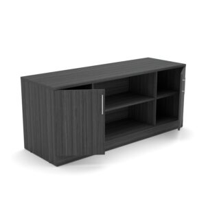 Sol Series Freestanding Credenza with 2 Outer Doors | Fully Assembled | Sol Collection | 24" D | Available in 4 Sizes