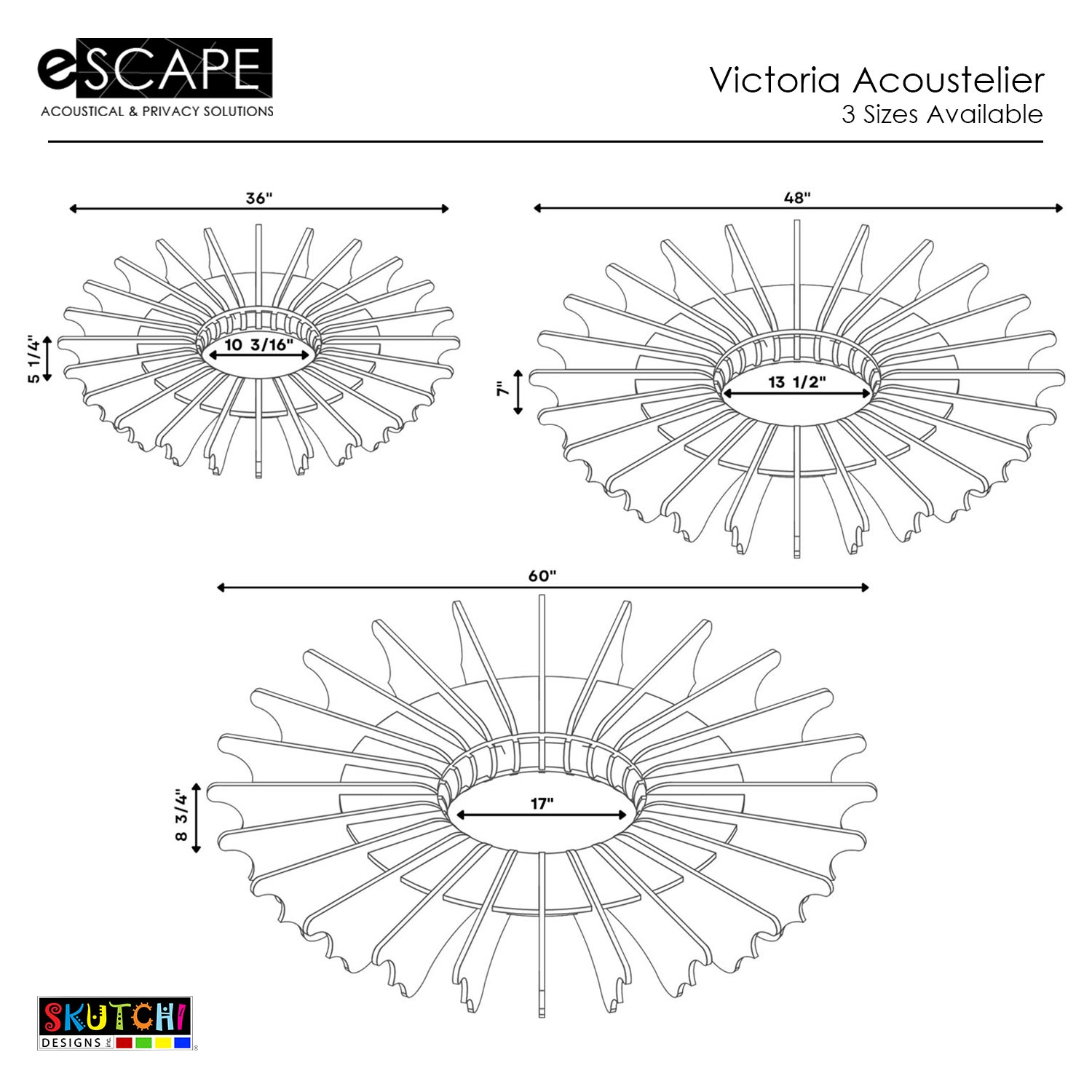 Noise-Reducing Acoustic Chandeliers | Hanging Ceiling Panels | Victoria eSCAPE - Image 4